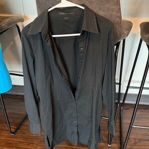 Black Button-Up dress